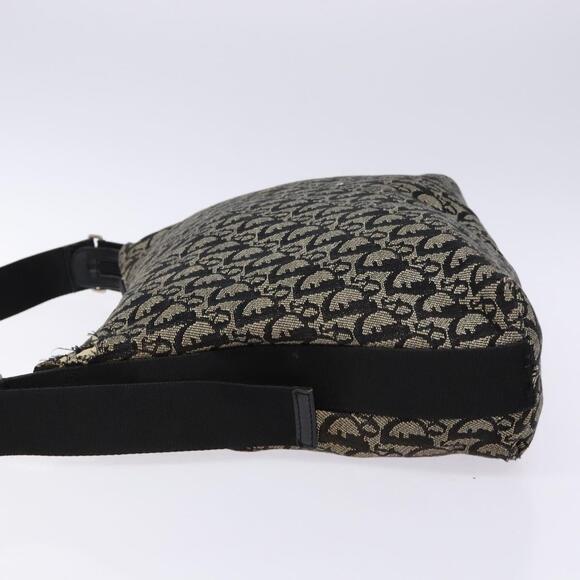 DIOR Trotter Canvas Shoulder Bag Navy Silver - Picture 5 of 12